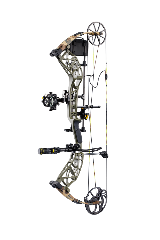 Bear Adapt 2 Plus RTH hunting bow with Trophy Ridge Ready-to-Hunt package.