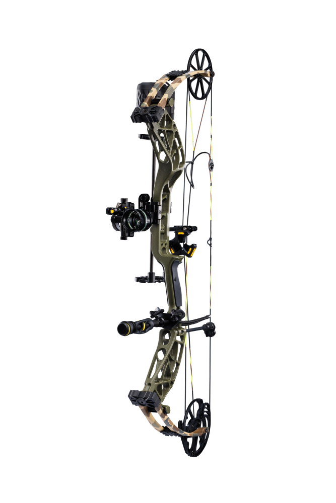 Bear Adapt 2 Plus RTH single cam compound bow in color Throwback Green.