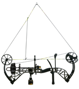 The Bear Adapt 2 RTH compound bow at full draw.