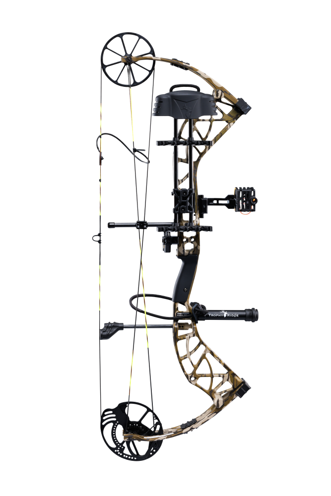 Bear Adapt 2 RTH hunting bow with Trophy Ridge Ready-to-Hunt package.