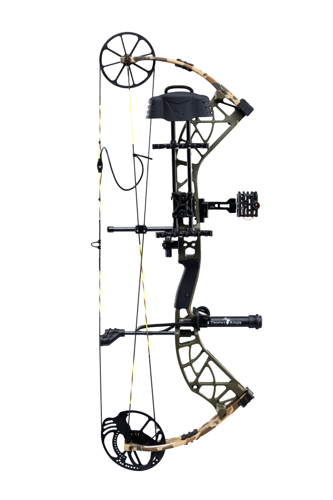 Bear Adapt 2 RTH hunting bow with Trophy Ridge Ready-to-Hunt package.