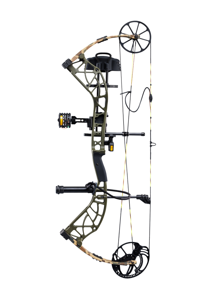 Bear Adapt 2 RTH single cam compound bow in color Throwback Green.