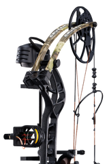 Includes V-Biscuit rest, premium 4 pin sight, 5 Spot arrow quiver, stabilizer, Radical peep sight, and wrist sling_6