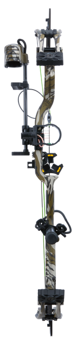 Front view of Bear Archery Gamekeeper RTH in color Mossy Oak Bottomland.