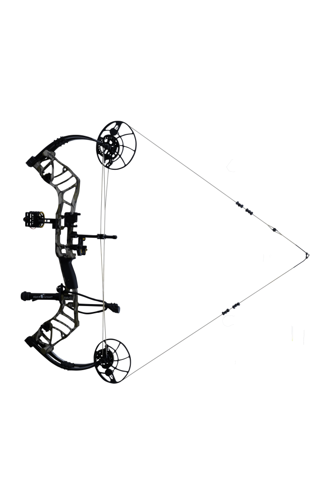 Bear Archery Legend 30 RTH hunting bow package features a 30" ATA and forgiving 6.37" brace height.