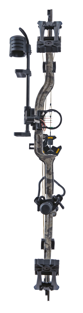 High-performance Bear Archery Legend 30 RTH compound bow for hunting with an advanced hybrid cam system.