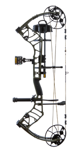 The Bear Archery Legend hunting compound bow delivers exceptional adjustability with draw lengths and an 85% let off.