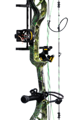 Includes IMS® V-Biscuit rest, Picatinny-mounted Fatal 4 sight, 5 Spot arrow quiver, Snubnose stabilizer, Radical peep sight, and wrist sling_5