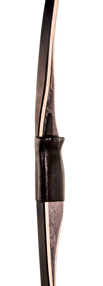 Leather "shoot of the shelf" arrow rest with supple leather grip and sideplate_2