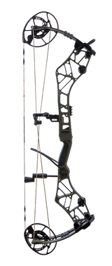 High-performance Bear Archery Persist 33 compound bow with advanced EKO cam system in color Olive.