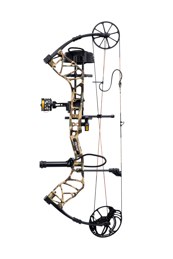 Bear Species XT single cam compound bow with Trophy Ridge Ready-to-Hunt package.