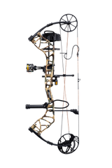 Side view of Bear Species XT RTH single cam bow in color Fred Bear.