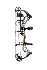 Side view of Bear Species XT single cam bow equipped with top-of-the-line Ready-to-Hunt package from Trophy Ridge.