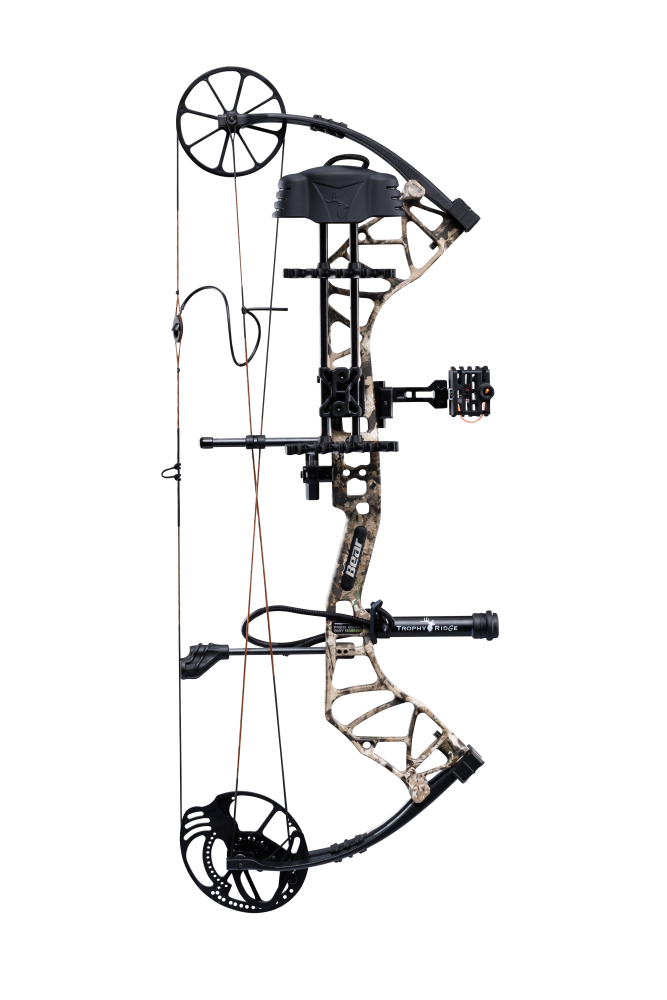 Bear Species XT single cam compound bow with Trophy Ridge Ready-to-Hunt package.