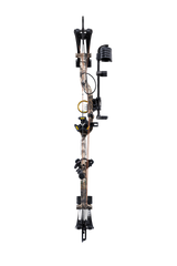 The Bear Archery Species XT single cam compound bow features an adjustable draw length range of 23.5 to 30.5 inches and draw weight options from 45-60 to 55-70 pounds.