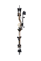 The Bear Archery Species XT single cam compound bow features an adjustable draw length range of 23.5 to 30.5 inches.