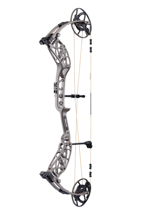 Side view of the Bear Archery Whitetail INT Compound Bow highlighting its modern, lightweight frame.