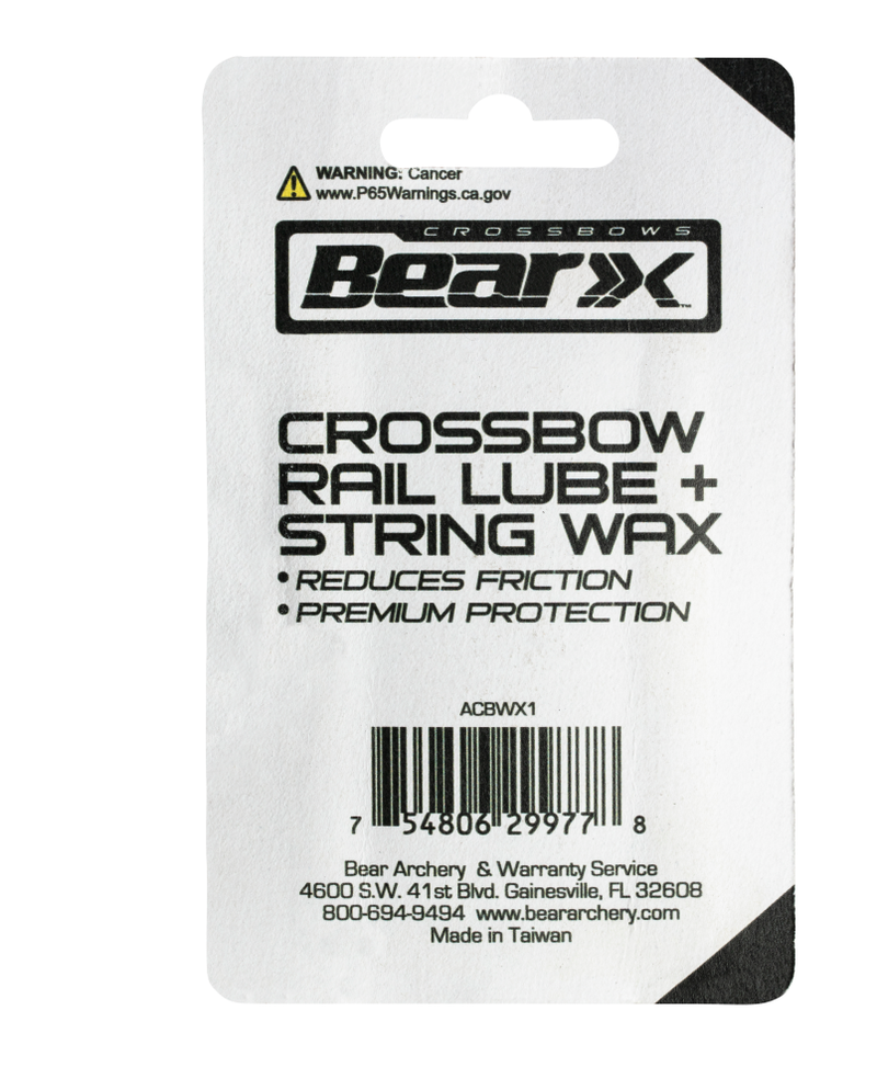 Allen Company - Crossbow Bow String Wax for Synthetic Bowstrings / Rail  Lube Combo