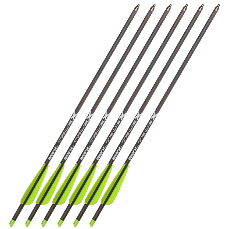 Crossbow Bolts 20 22 Inch Carbon Archery Arrows Hunting with 4 inch Vanes  12 Pack and 12 Pack Hunting 3 Blade Broadheads kit for Archery Practise